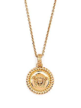 Versace Halskette mit Logo Gold 